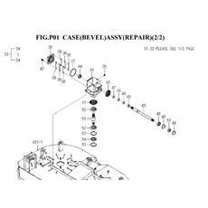 CASE(BEVEL)ASSY(REPAIR)(2/2) spare parts