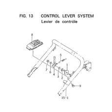 CONTROL LEVER SYSTEM spare parts