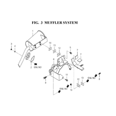 MUFFLER SYSTEM spare parts