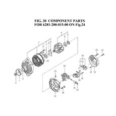 COMPONENT PARTS FOR 6281-200-015-00 ON Fig.24 spare parts
