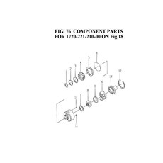 COMPONENT PARTS FOR 1720-221-210-00 ON Fig.18 spare parts