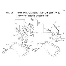 HARNESS, BATTERY SYSTEM (GB TYPE) spare parts