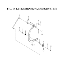 LEVER(BRAKE/PARKING)SYSTEM spare parts