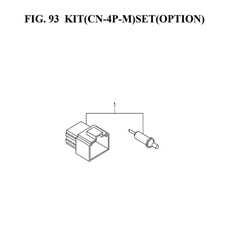 KIT(CN-4P-M)SET(OPTION)(1739-690C-0100) spare parts