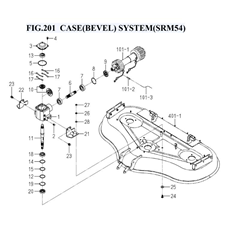 FIG.201 CASE(BEVEL) SYSTEM(SRM54) spare parts