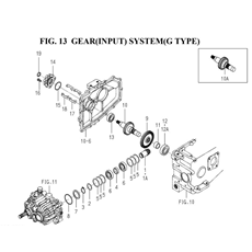 GEAR(INPUT)SYSTEM(G TYPE)(1728-203A-0100) spare parts