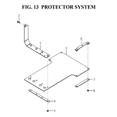 PROTECTOR SYSTEM(8666-701A-0100) spare parts