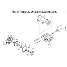 HOUSING(AXLE/REAR)SYSTEM(3/3) spare parts