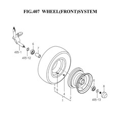 WHEEL(FRONT)SYSTEM(1782-441-0100) spare parts