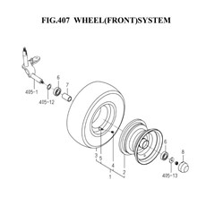 WHEEL(FRONT)SYSTEM(1782-441-0100) spare parts