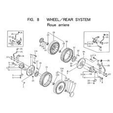 WHEEL/REAR SYSTEM spare parts