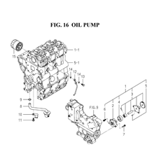 OIL PUMP (6004-401C-0100) spare parts