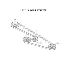 BELT SYSTEM(8654-203D-0100) spare parts