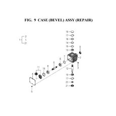 CASE (BEVEL) ASSY (REPAIR) spare parts
