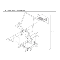 OPTION SET (1) SAFETY FRAME spare parts