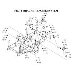 BRACKET(ENGINE)SYSTEM(1752-101-0100) spare parts