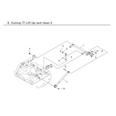 CUTTING (7) LIFT UP AND DOWN 2 spare parts