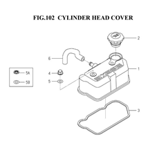 CYLINDER HEAD COVER (6003-110A-0100) spare parts