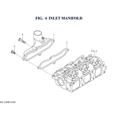 FIG. 4 INLET MANIFOLD spare parts