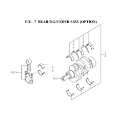 BEARING/UNDER SIZE (OPTION) spare parts