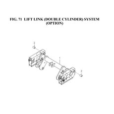 LIFT LINK (DOUBLE CYLINDER) SYSTEM (OPTION) spare parts