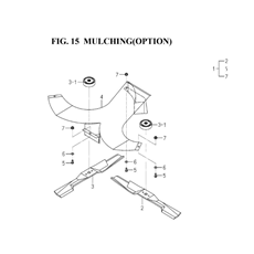 MULCHING KIT(OPTION) spare parts