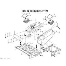 FENDER SYSTEM(1752-606-0100) spare parts