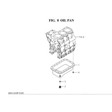FIG. 8 OIL PAN spare parts