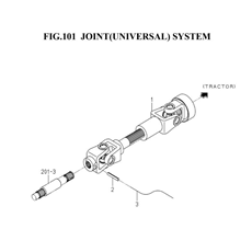 JOINT(UNIVERSAL)SYSTEM(8670-101-0100) spare parts