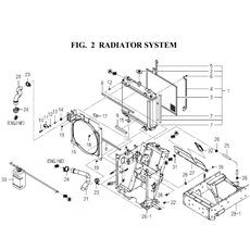 RADIATOR SYSTEM (1836-102B-0100) spare parts
