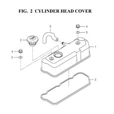 CYLINDER HEAD COVER (6003-110-0100) spare parts