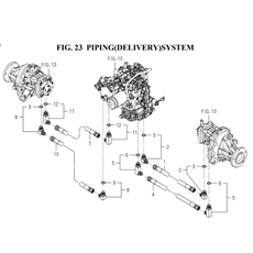 PIPING(DELIVERY)SYSTEM(1752-509-0100) spare parts