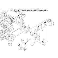 LEVER(BRAKE/PARKING)SYSTEM spare parts