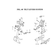 TILT LEVER SYSTEM spare parts