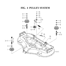 PULLEY SYSTEM(8658-202-0100) spare parts