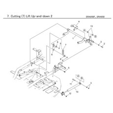 CUTTING (7) LIFT UP & DOWN 2 spare parts