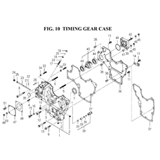 TIMING GEAR CASE spare parts