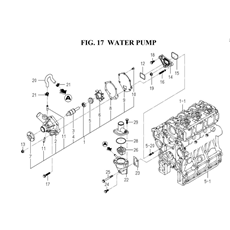 WATER PUMP spare parts