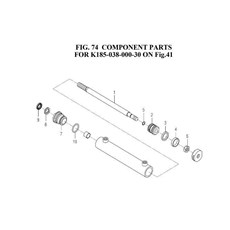 COMPONENT PARTS FOR K185-038-000-30 ON Fig.41 spare parts