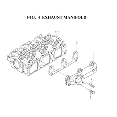 EXHAUST MANIFOLD (6003-140-0100) spare parts
