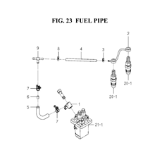 FUEL PIPE spare parts