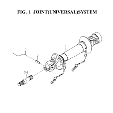 JOINT(UNIVERSAL)SYSTEM(8672-101-0100) spare parts