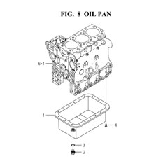 OIL PAN(6005-210I-0100) spare parts