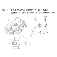 B.B.C. SYSTEM (EXCEPT P-E01 TYPE) spare parts