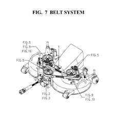 BELT SYSTEM(8663-203-0100) spare parts