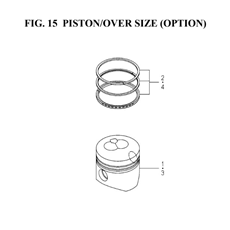 PISTON/OVER SIZE (6004-349I-0100) spare parts