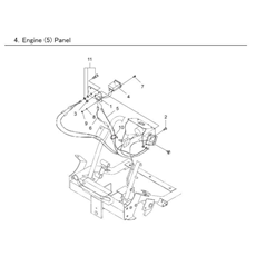 ENGINE (5) PANEL spare parts