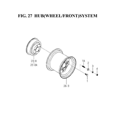 HUB(WHEEL/FRONT)SYSTEM spare parts