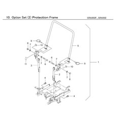 OPTION SET (2) PROTECTION FRAME spare parts