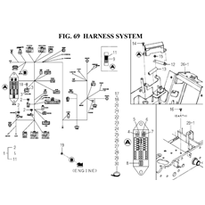 HARNESS SYSTEM(1845-690-0100) spare parts